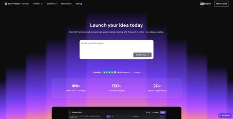 Hostinger Horizons AI Web App Builder